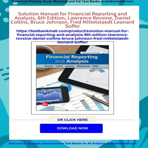 Solution Manual for Financial Reporting and Analysis, 8th Edition ...