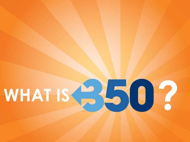 350.Org Power Point Slideshow