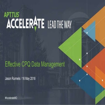 Effective CPQ Data Management: A Panel Discussion