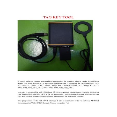 3511069 tag key tool