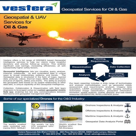 Vestera Geospatial Oil & Gas Services | PDF