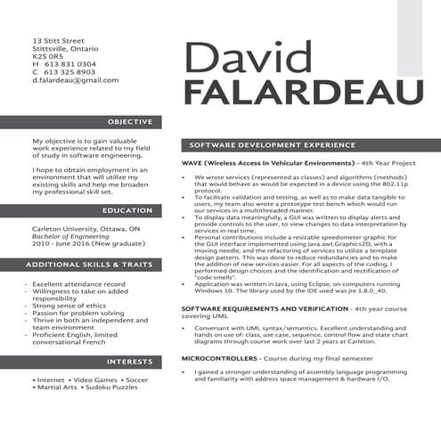 DavidFalardeau_Resume2016