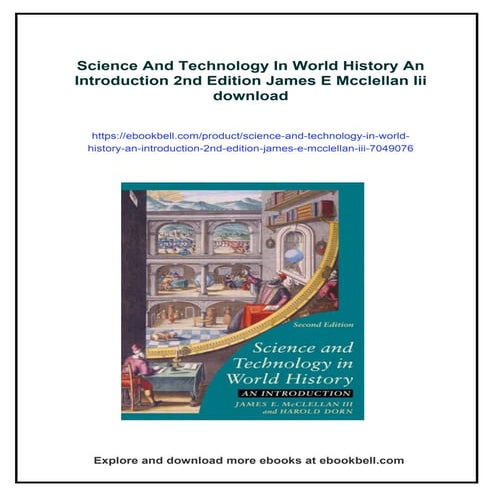 Science And Technology In World History An Introduction 2nd Edition James E M...