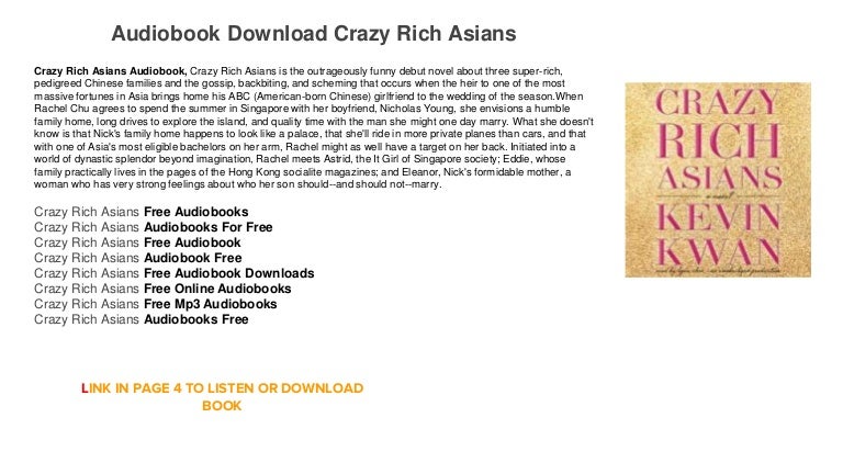 Audiobook Download Trial Mp3 Crazy Rich Asians