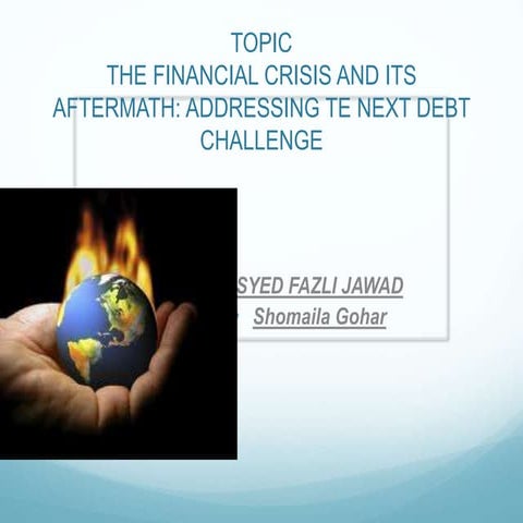 Case Study on Financial crisis of 2007 Case-Study | PDF