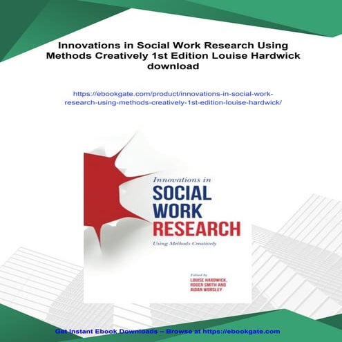 Doing Social Work Research 1st Edition Roger Smith | PDF