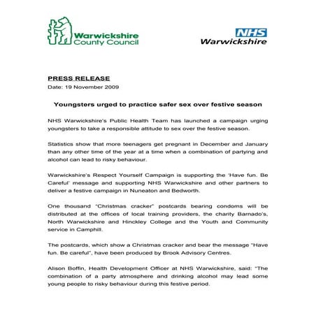 NHS Warwickshire safer sex - approved - 191109