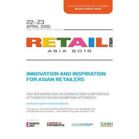 Retail World Asia 2015  Brochure