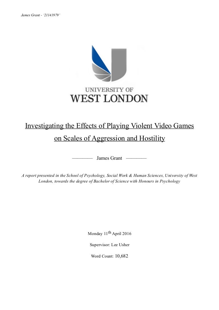 FREE Essay Sample on Video Games Violence | TopDissertations