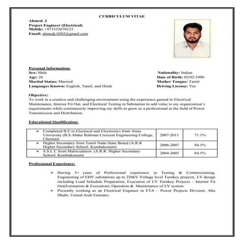 CURRICULUM VITAE UPDATED 07.01.17 
