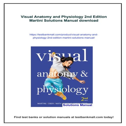 Visual Anatomy and Physiology 2nd Edition Martini Solutions Manual | PDF