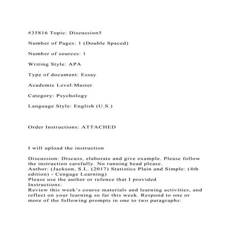 #35816 Topic Discussion5Number of Pages 1 (Double Spaced)N.docx