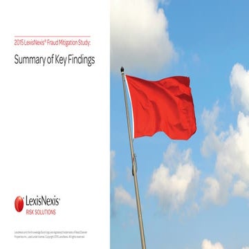 2015 LexisNexis® Fraud Mitigation Study