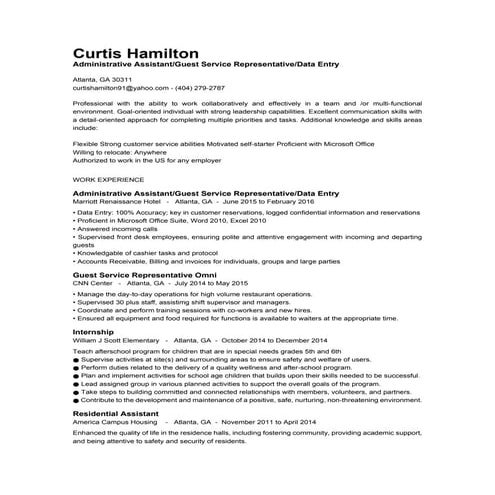 Curtis-Hamilton Resume 