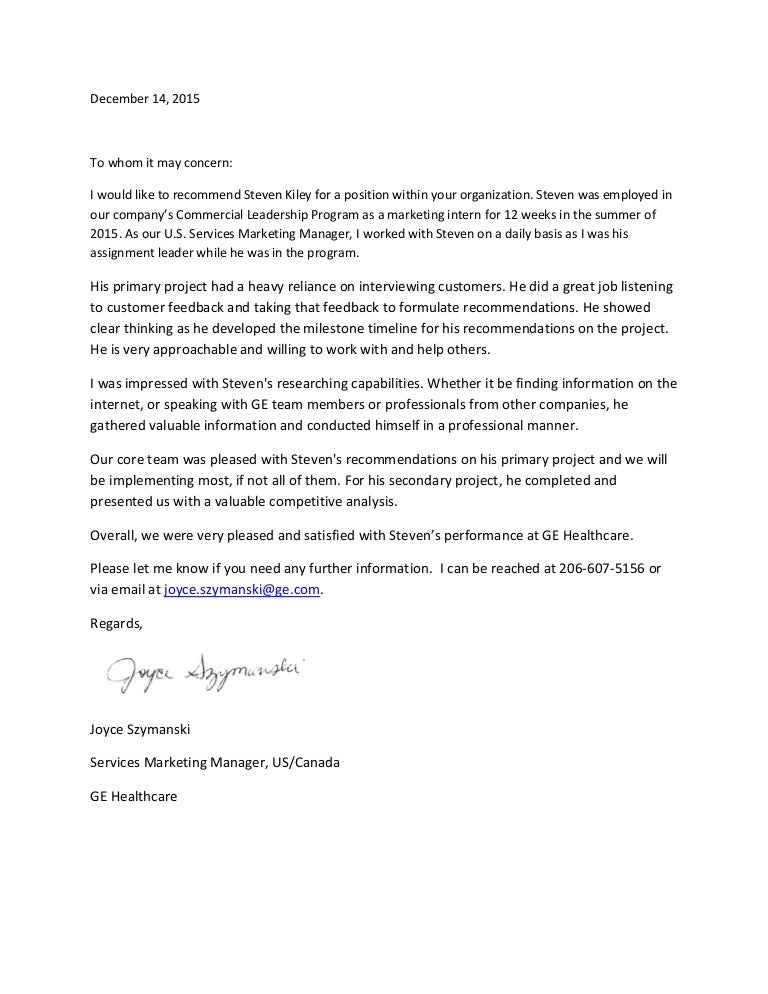 How to write a ge letter image