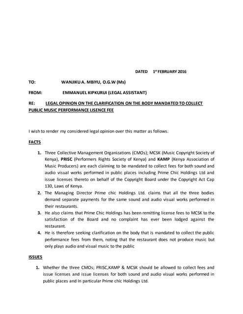 Legal opinion sample | DOCX | Legal Services Industry | Industries