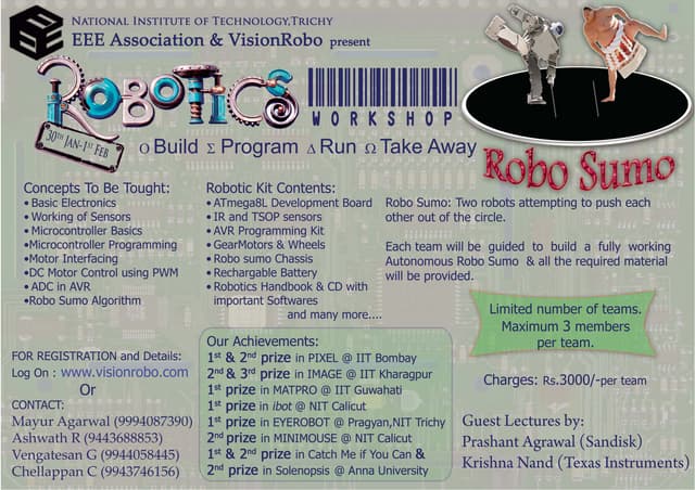 Poster of Robo Sumo workshop09
