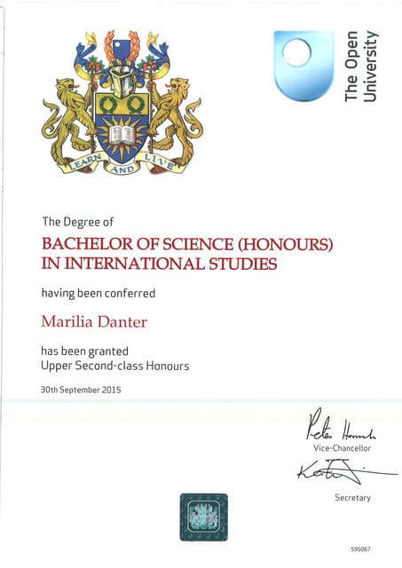 B.SC TRANSCRIPT CERTIFICATE (THE FUTURE UNIVERSITY) | PDF