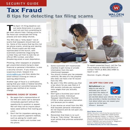 Walden Security Tax Fraud Security Guide_2016