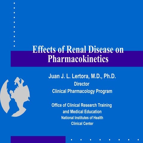 35 effects of renal disease on pharmacokinetics