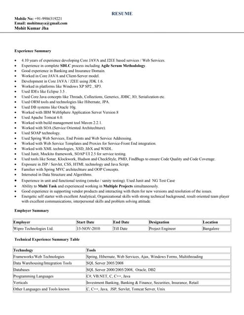 Resume