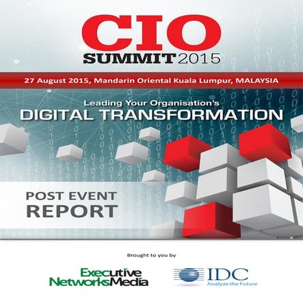 CIO Summit 2015 (MY) Post Event Report (DD - EMC)