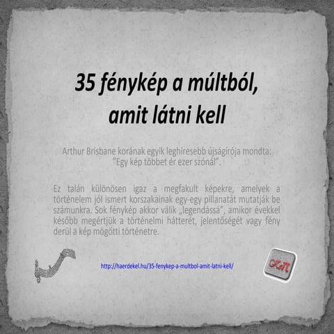 35 fénykép a múltból
