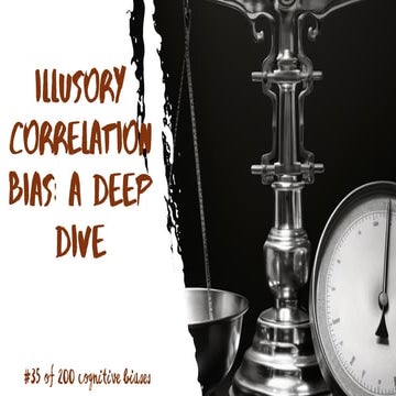 #35 Illusory Correlation Bias: A Deep Dive | PDF