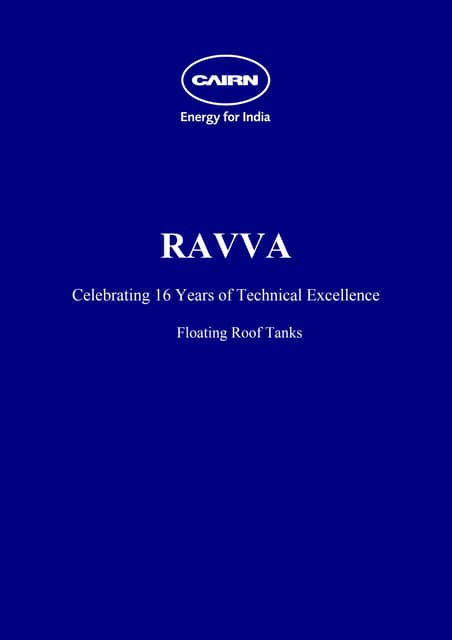 Ravva Floating Roof Tanks