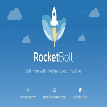 RocketBolt > 500 Demo Day Batch 20