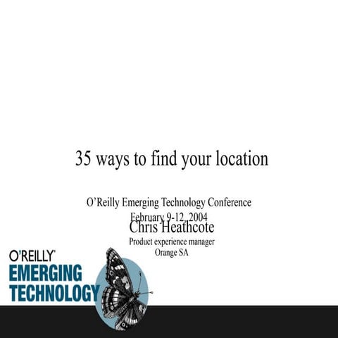 35 ways to find your location