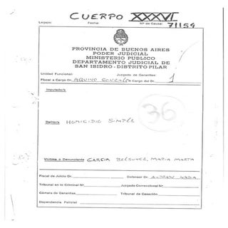 Causa García Belsunce - cuerpo 36 (a)