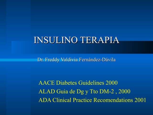 36. insulinoterapia