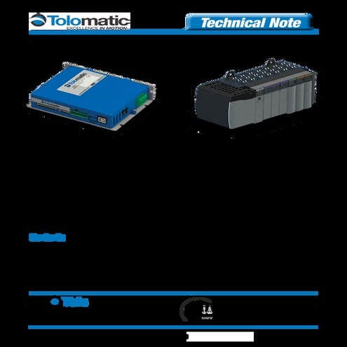 How to use Add-On instructions to interface a Tolomatic ACS drive with and Al...