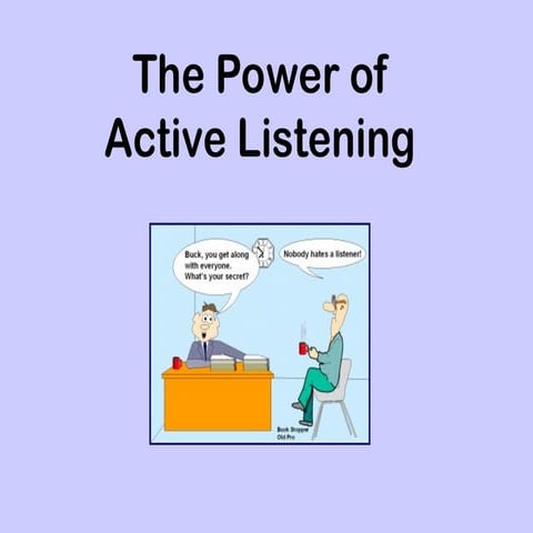 Attentiveness The Power of Active Listening.ppt