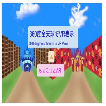 360度全天球でVR表示&ちょこっとAR