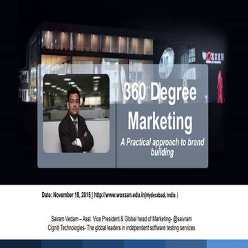 360 degree marketing - A practical approach to brand building
