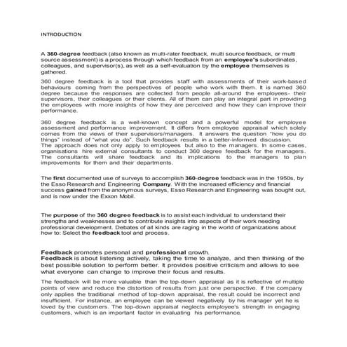 360 degree performance