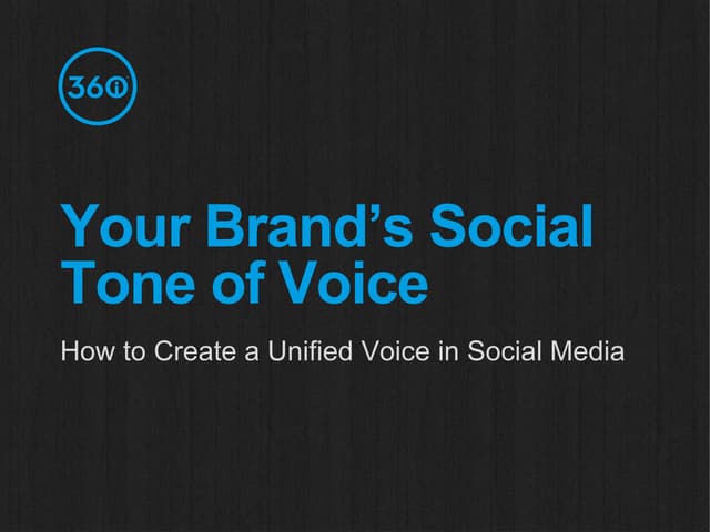 How to Develop Your Brand's Social Tone of Voice