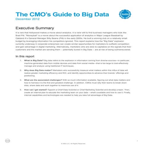 360i Report: Big Data