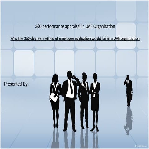360 performance appraisal in UAE Organization.ppt