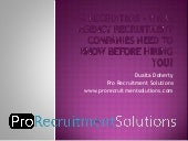 360 recruiters - What agency recrui...