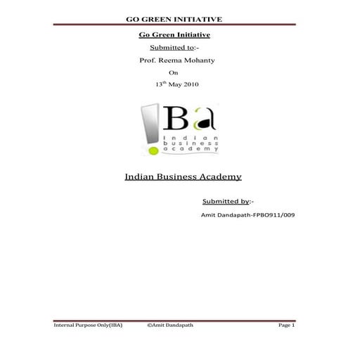 36161850 go-green-initiative