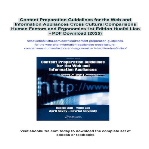 Content Preparation Guidelines for the Web and Information Appliances Cross C...