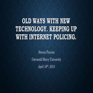 Final edit of cap stone power point