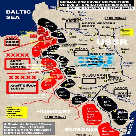 GERMAN AND SOVIET DISPOSITIONS ON EVE OF OPERATION BARBAROSSA | PDF
