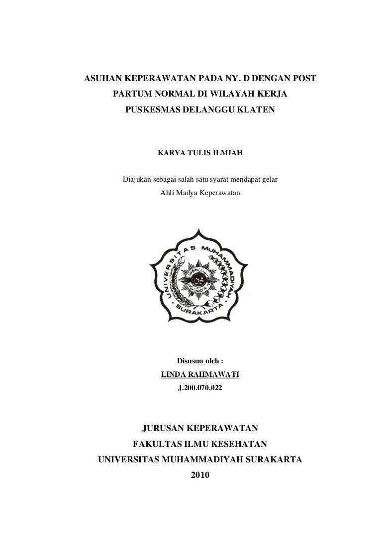 Karya Tulis Ilmiah