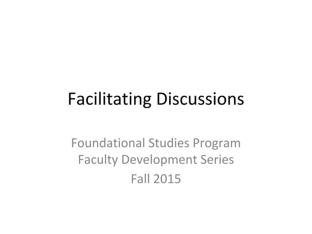Facilitating Discussions_workshop