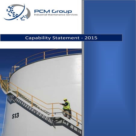 Capability Statementl - PCM Group NT v1