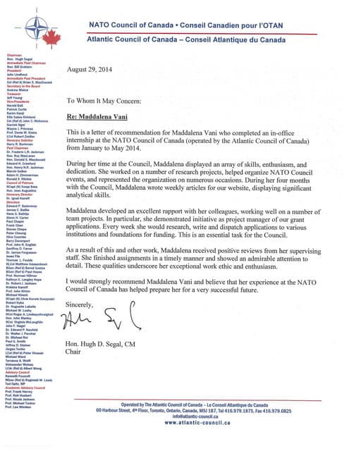 OHCHR RECOMMENDATION LETTER_MADDALENA_LUCALUPOLI | PDF